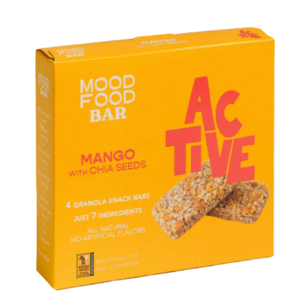 Mood Food  – ACTIVE Mango with Chia Seeds Bar