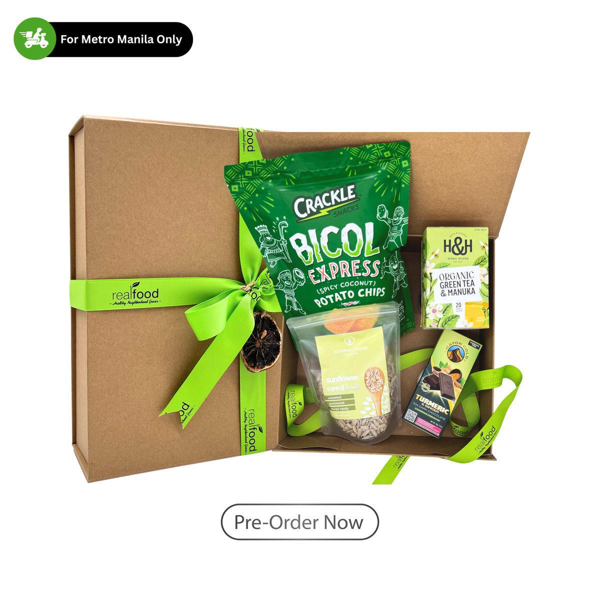 Gift Set — Color Coordinated Gift Box Green