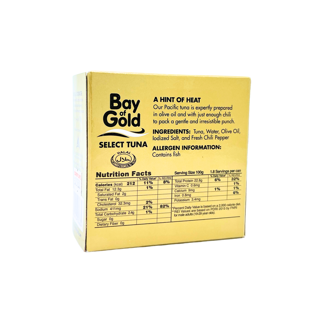 Bay of Gold – Tuna Big Flakes in Olive Oil with Chili