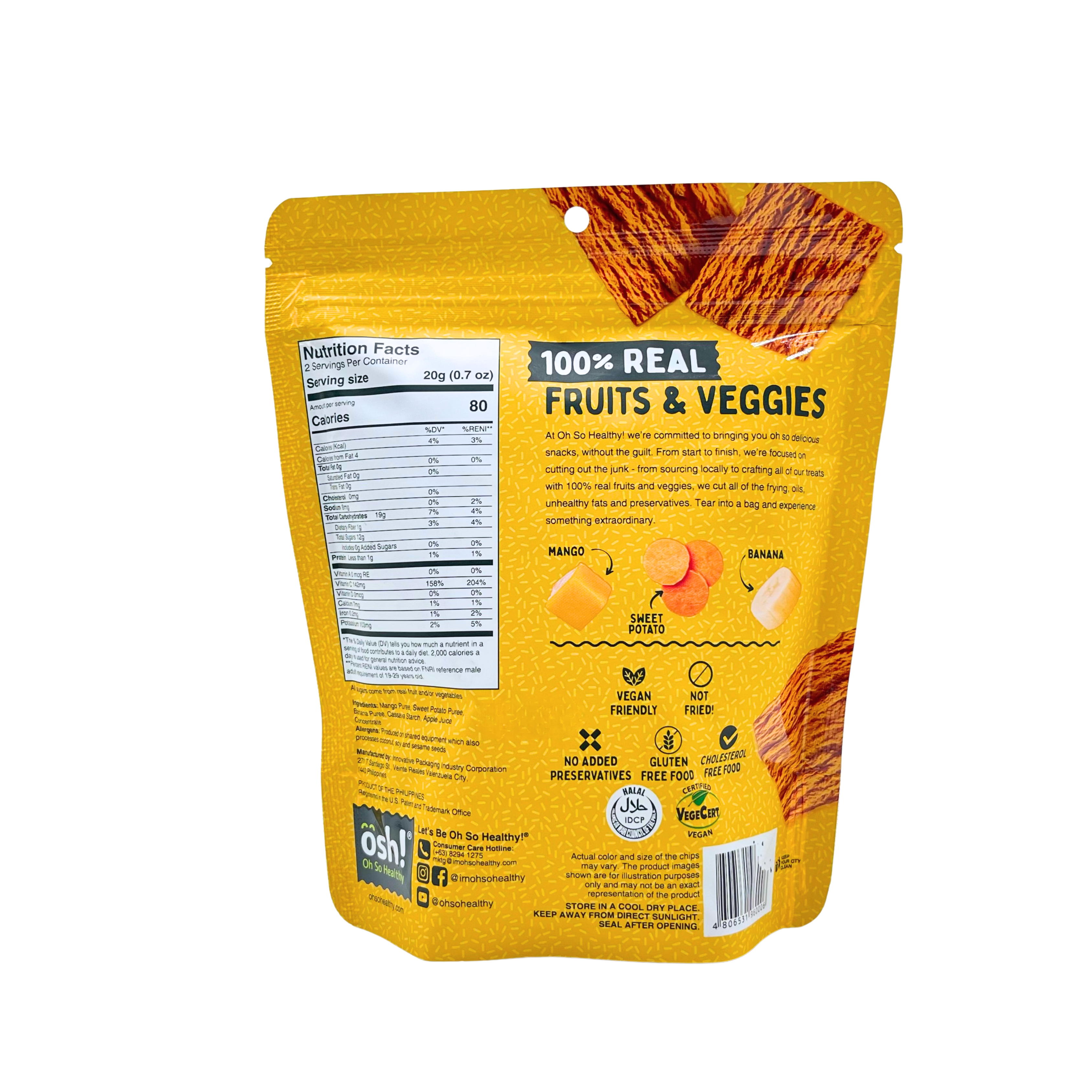 Oh So Healthy! – Mango Sweet Potato Banana Crisps