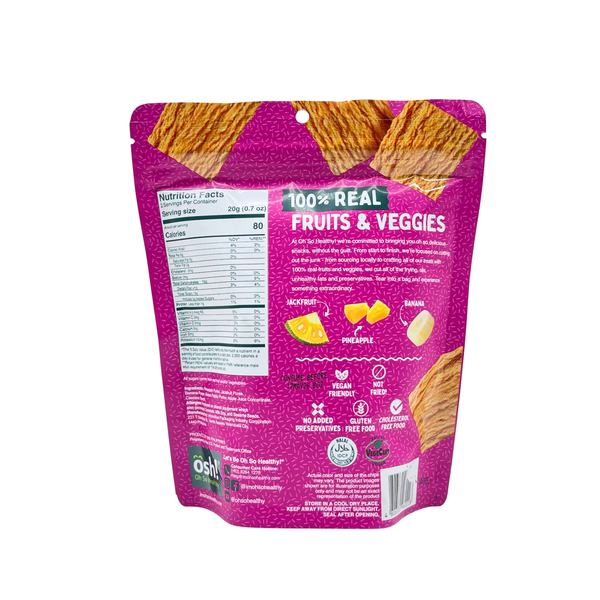 Oh So Healthy! – Jackfruit Pineapple Banana Baked Crisps