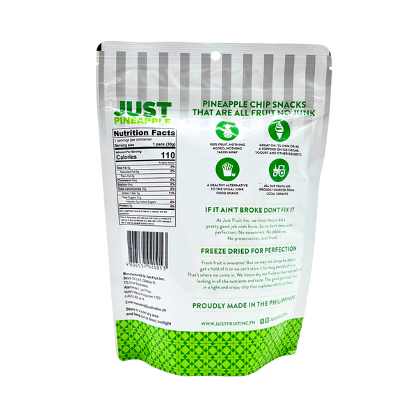 Just Fruit – Freeze-Dried Pineapple Chip Snacks
