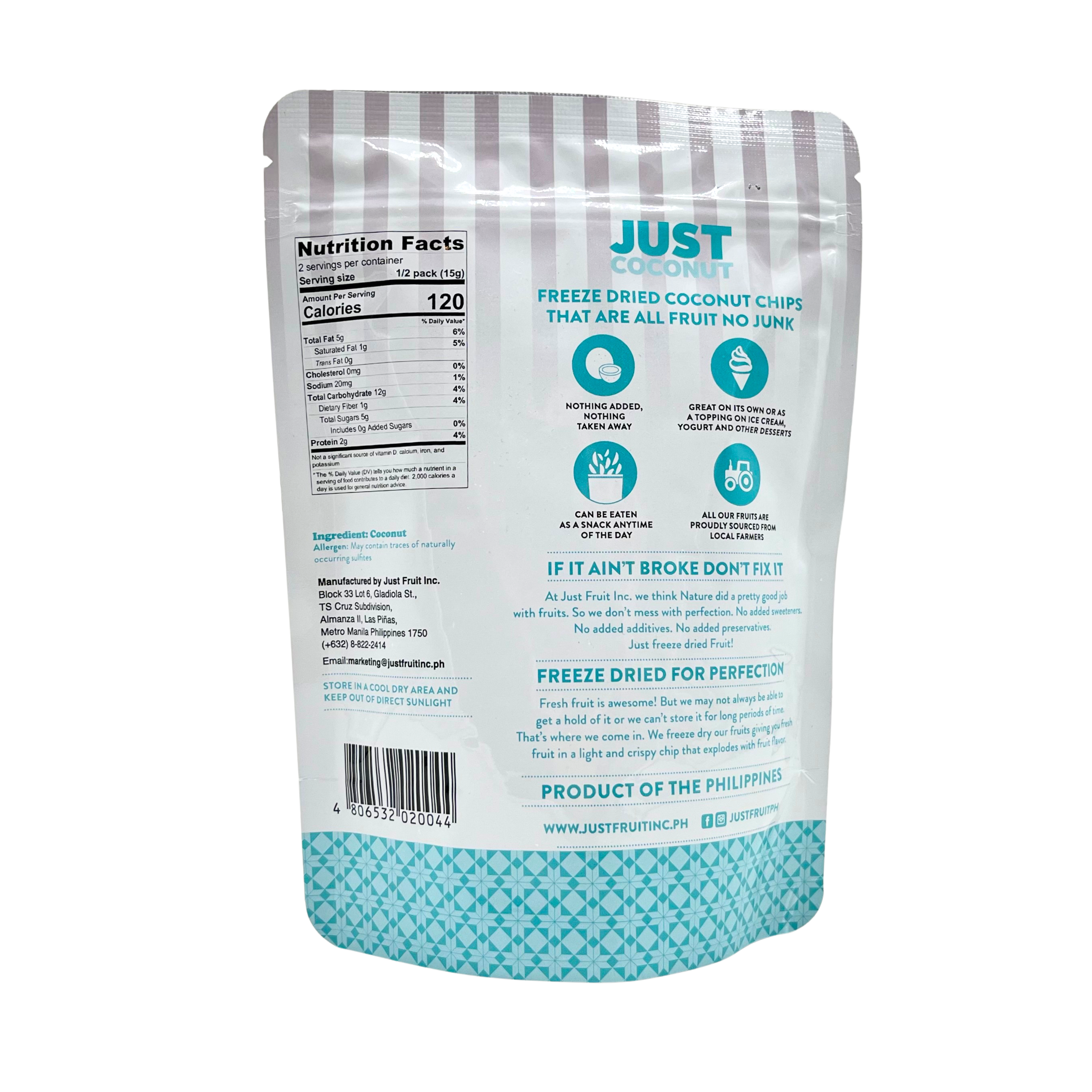 Just Fruit – Freeze-Dried Coconut Chip Snacks