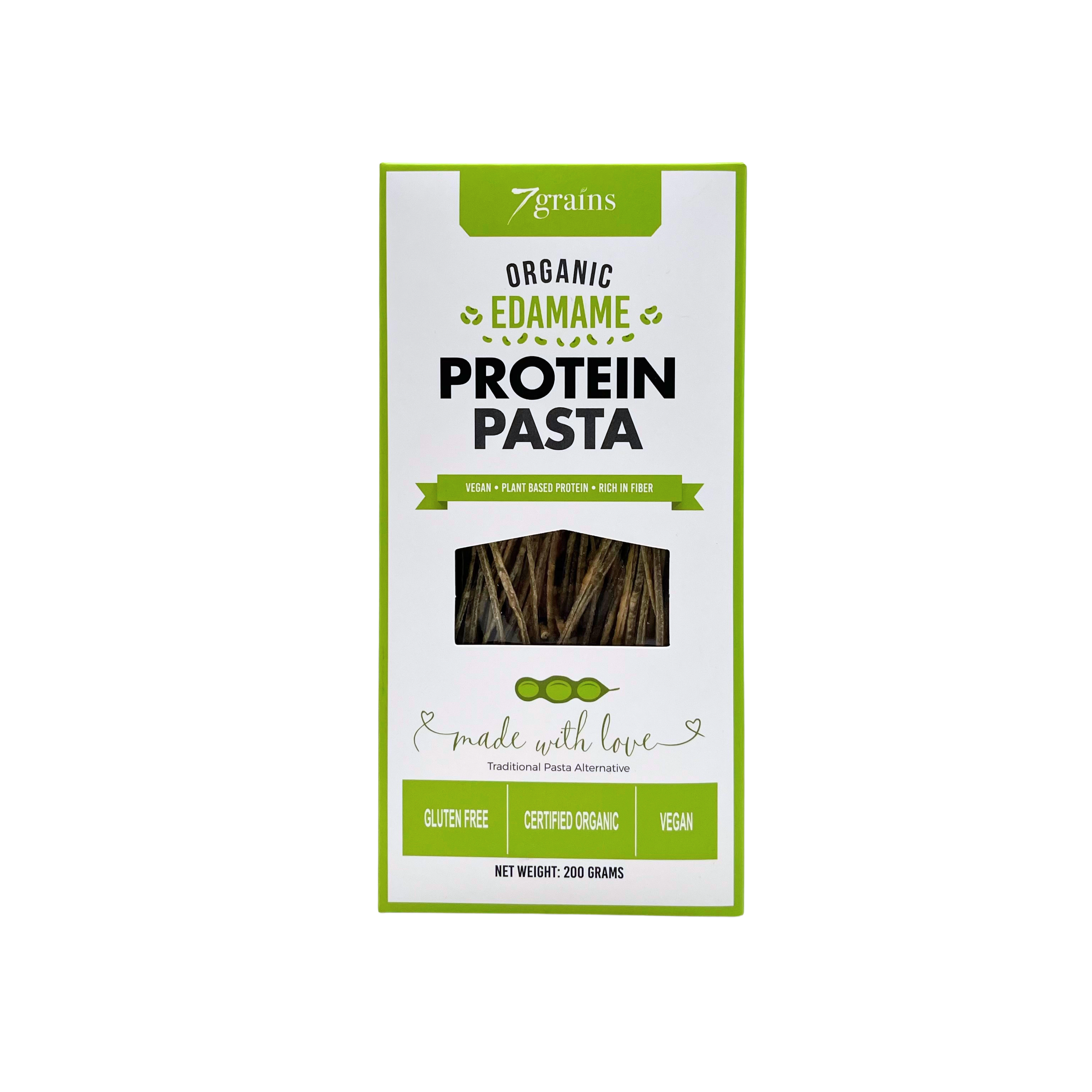 7Grains – Organic Edamame Protein Pasta