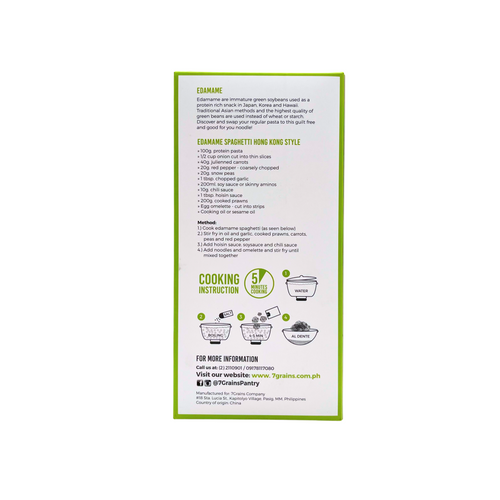 7Grains – Organic Edamame Protein Pasta
