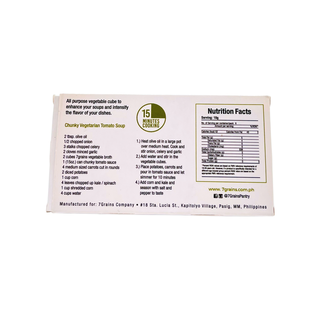 7Grains – Vegetable Bouillon Cubes