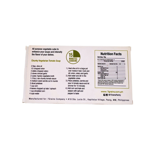 7Grains – Vegetable Bouillon Cubes