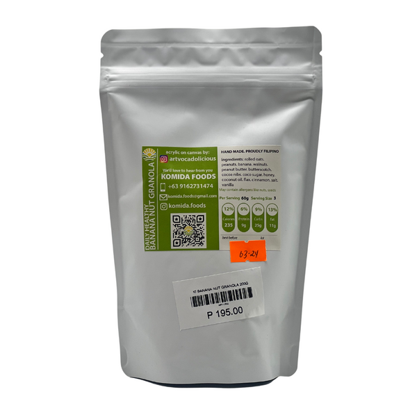 Komida Foods — Banana Nut Granola