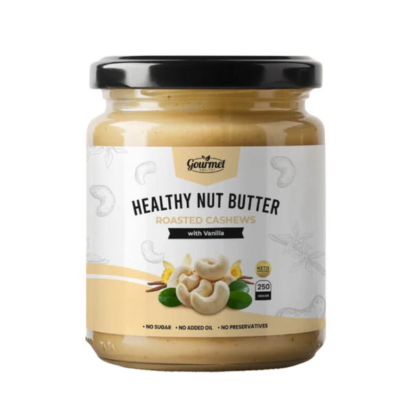 Gourmet Healthy – Healthy Cashew Butter with Vanilla