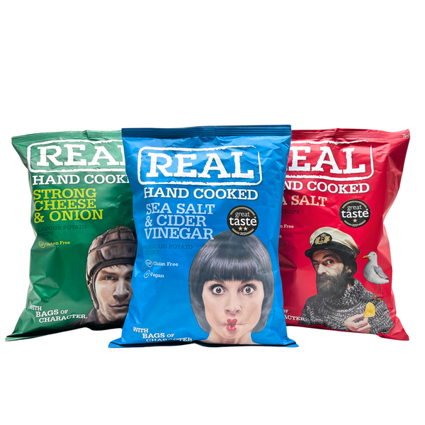 Real — Cheese and Onion Potato Crisps