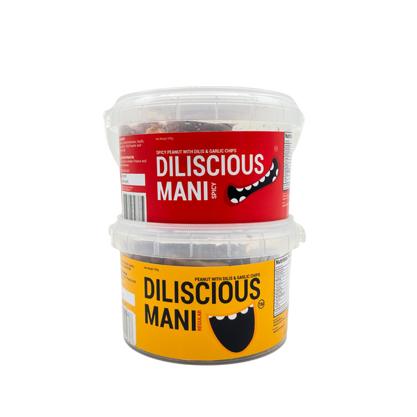 Diliscious Mani – Peanut with Dilis and Garlic Chips 250g