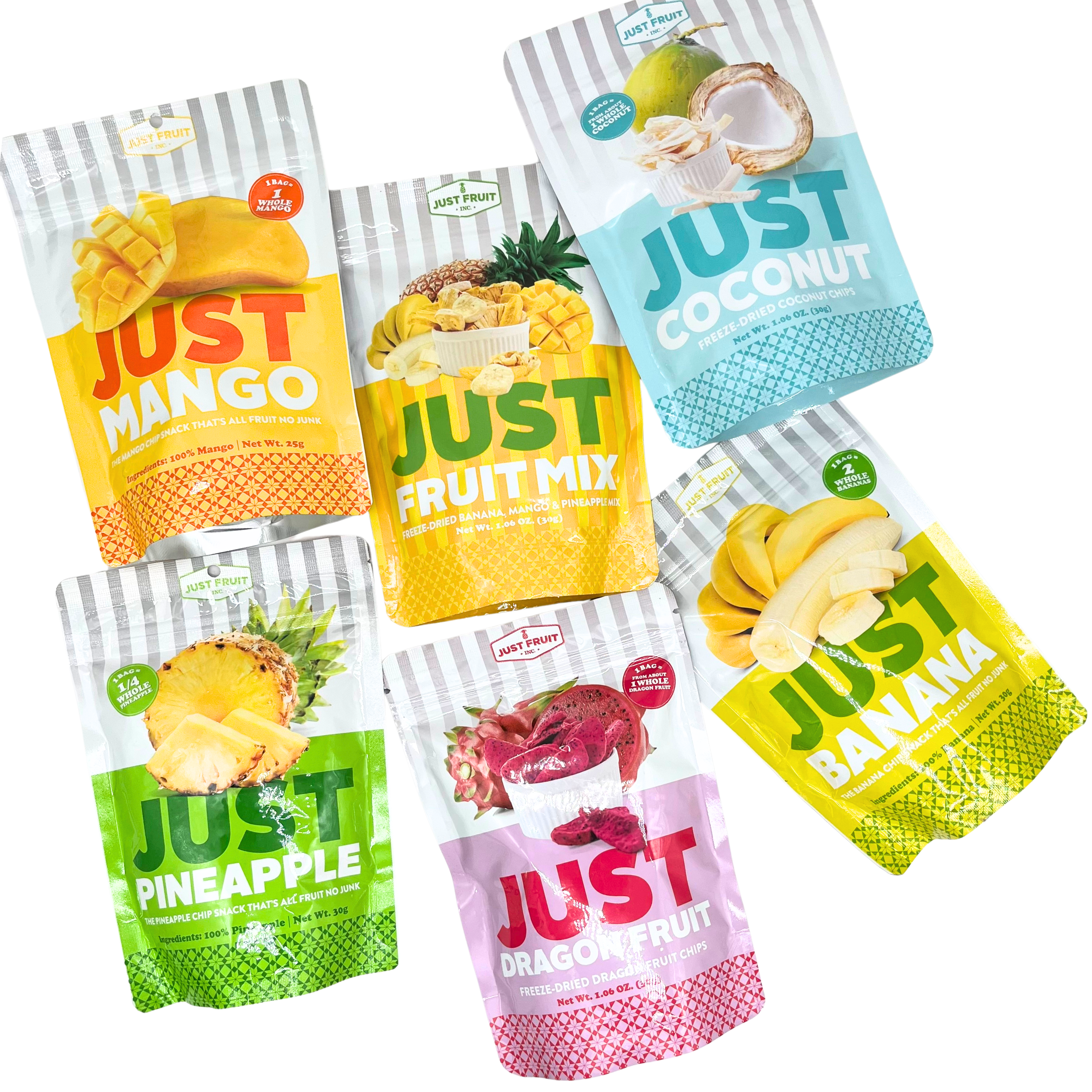 Just Fruit – Freeze-Dried Coconut Chip Snacks