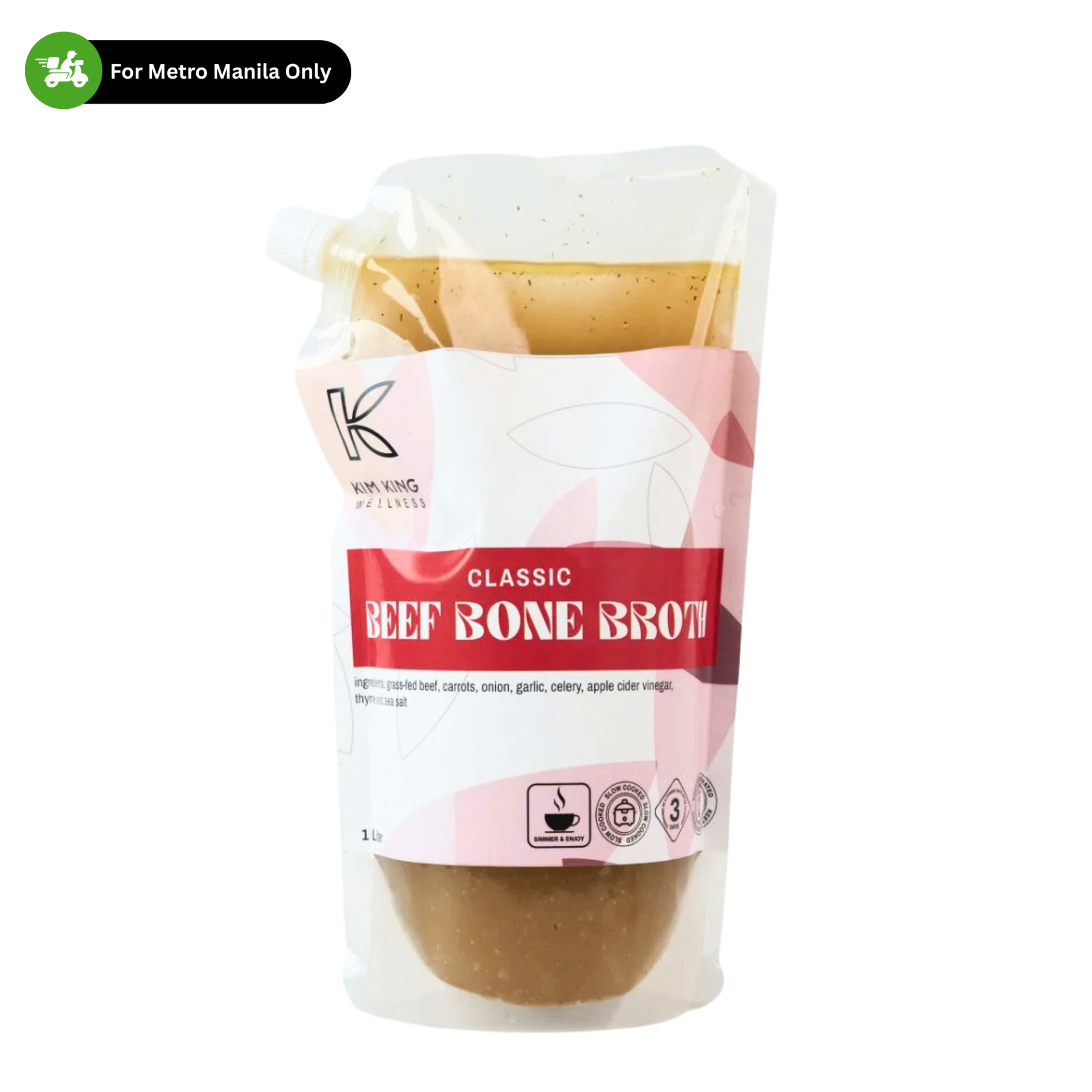 Kim King's Broth – Beef Bone Broth Pouch
