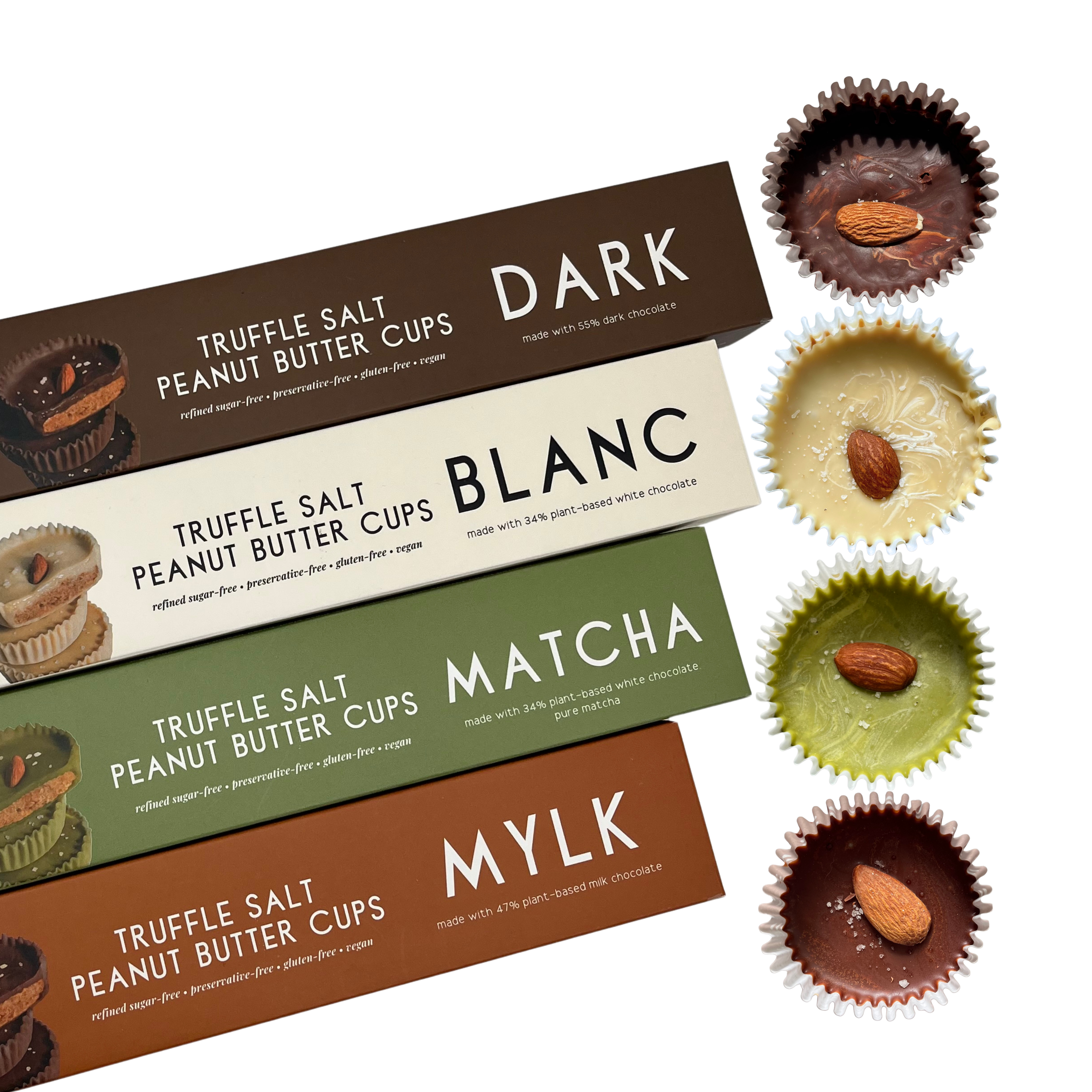 Mindful Indulgence - Dark Truffle Salt Peanut Butter Cups