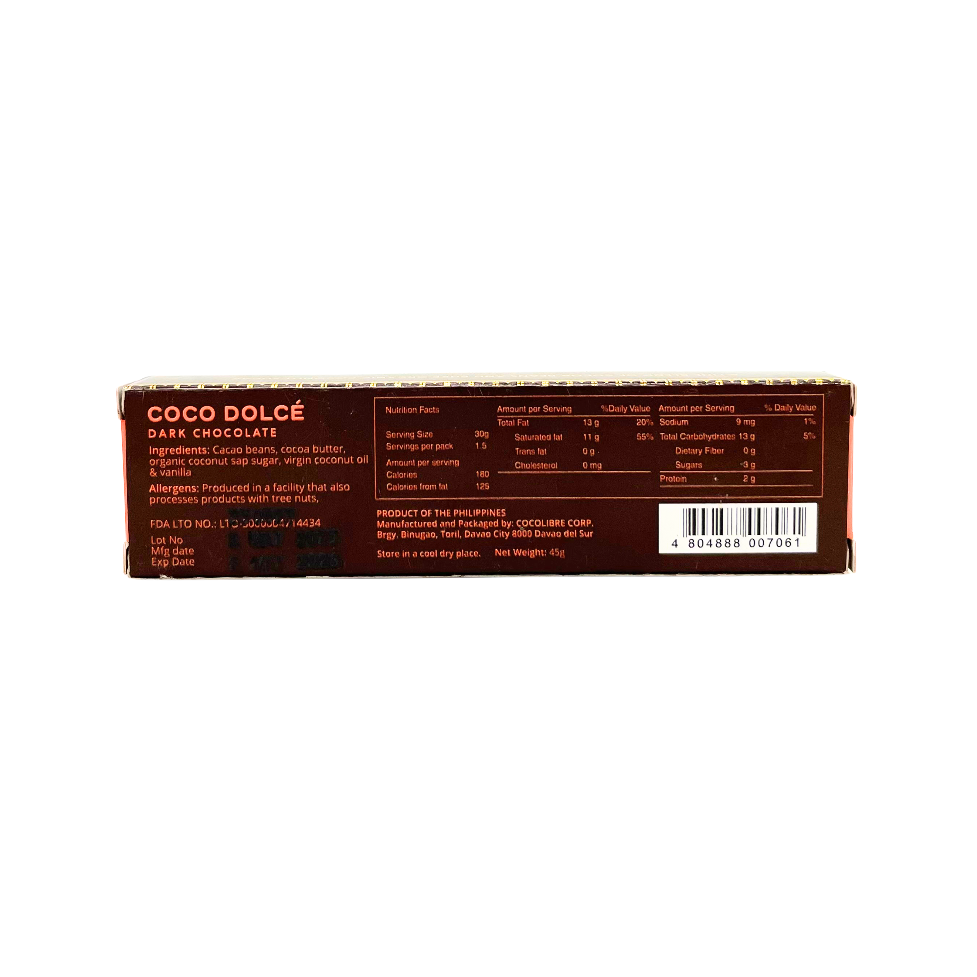 Coco Dolcé - Dark Chocolate 65%