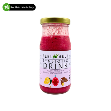 Feel Well – Synbiotic Yogurt Drink (Dragon Fruit + Mango + Yacon)