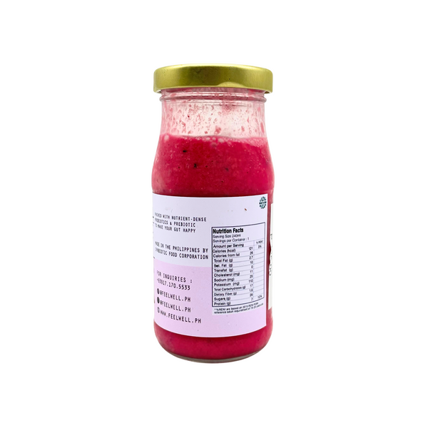 Feel Well – Synbiotic Yogurt Drink (Dragon Fruit + Mango + Yacon)
