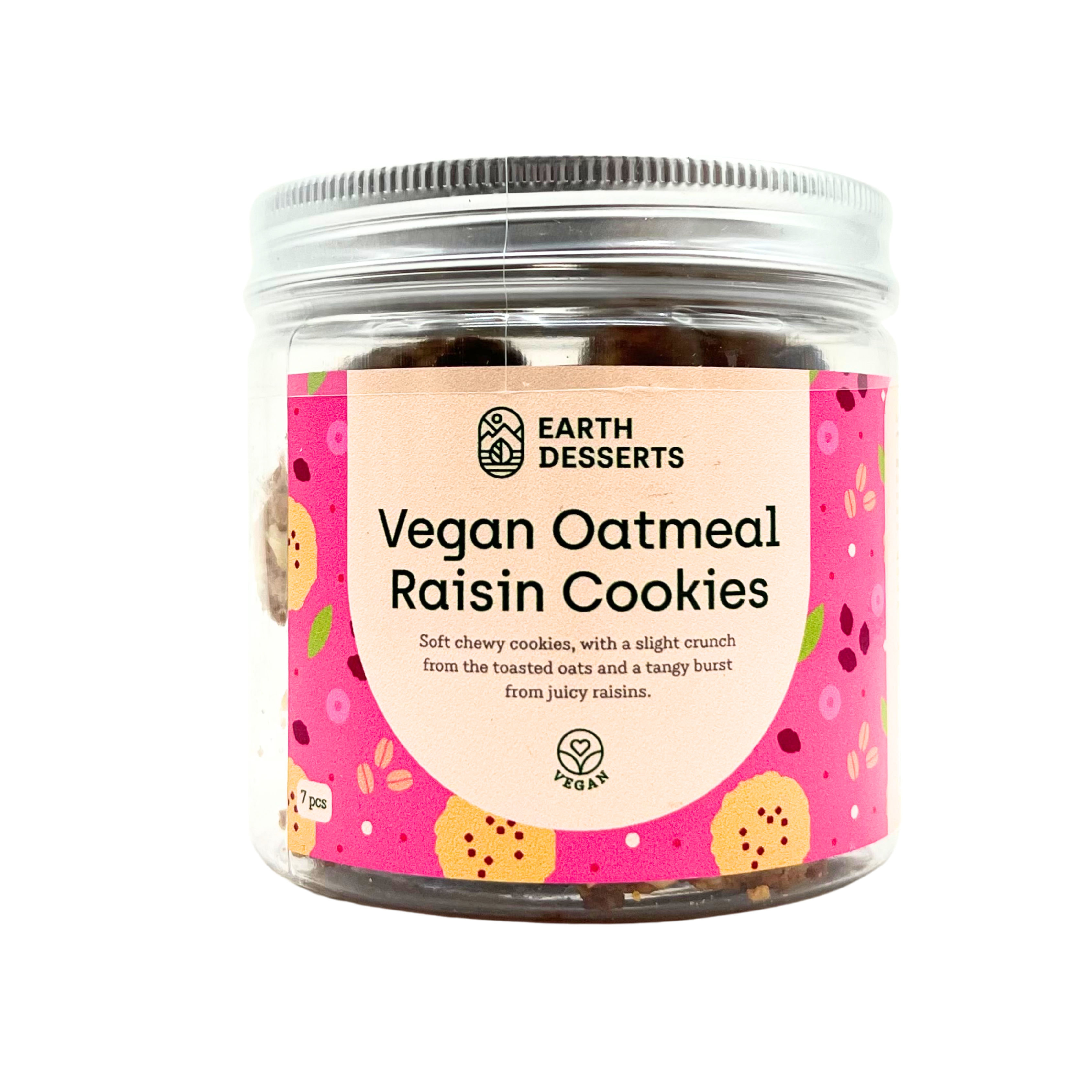 Earth Desserts — Oatmeal Raisin Vegan Cookie