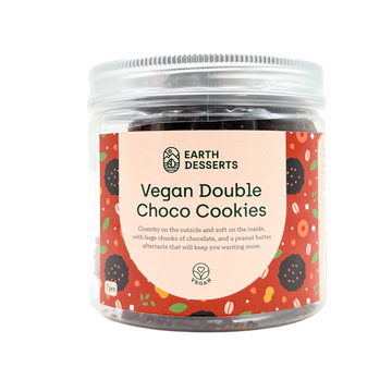 Earth Desserts — Double Choco Vegan Cookies