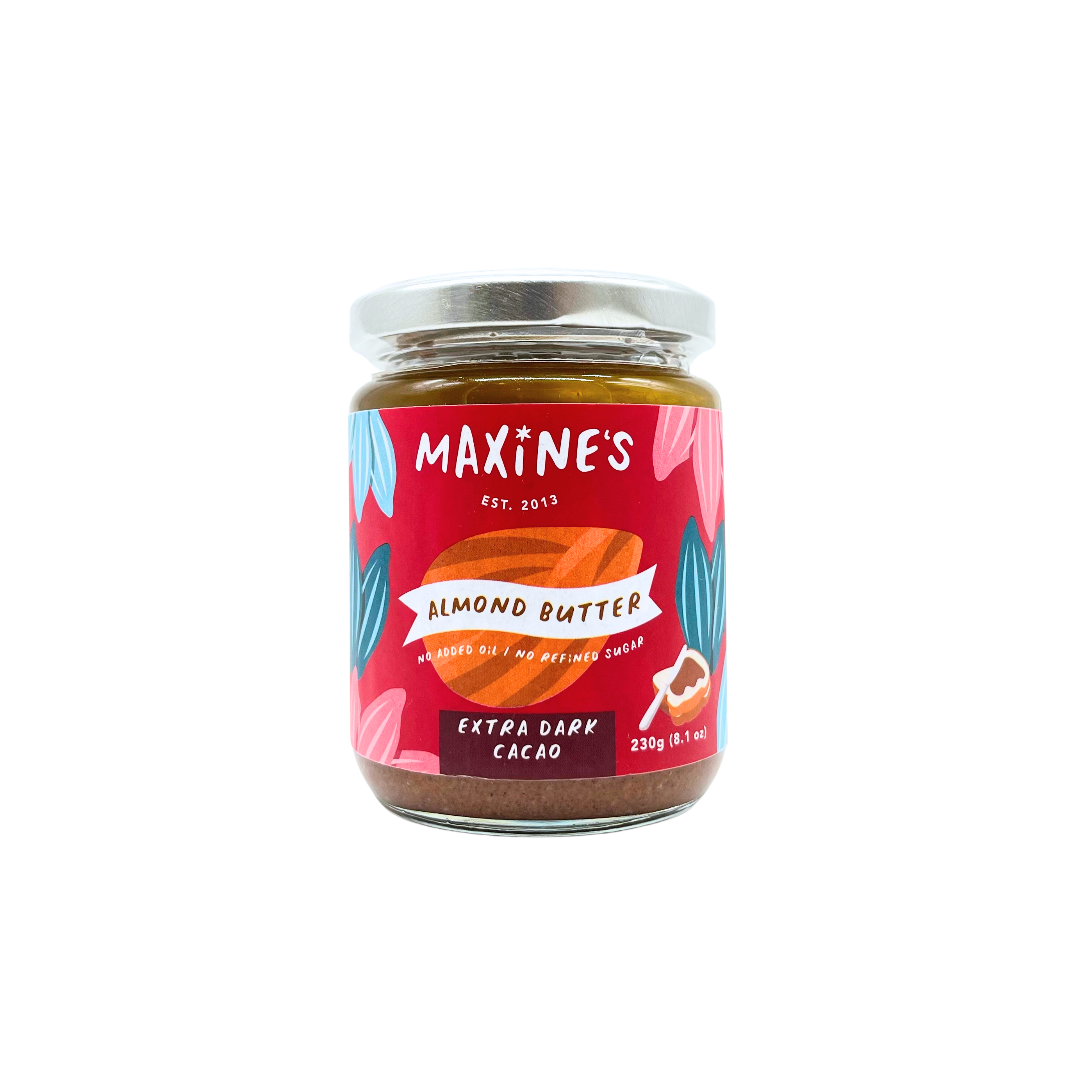 Made By Maxine – Extra Dark Cacao Almond Butter