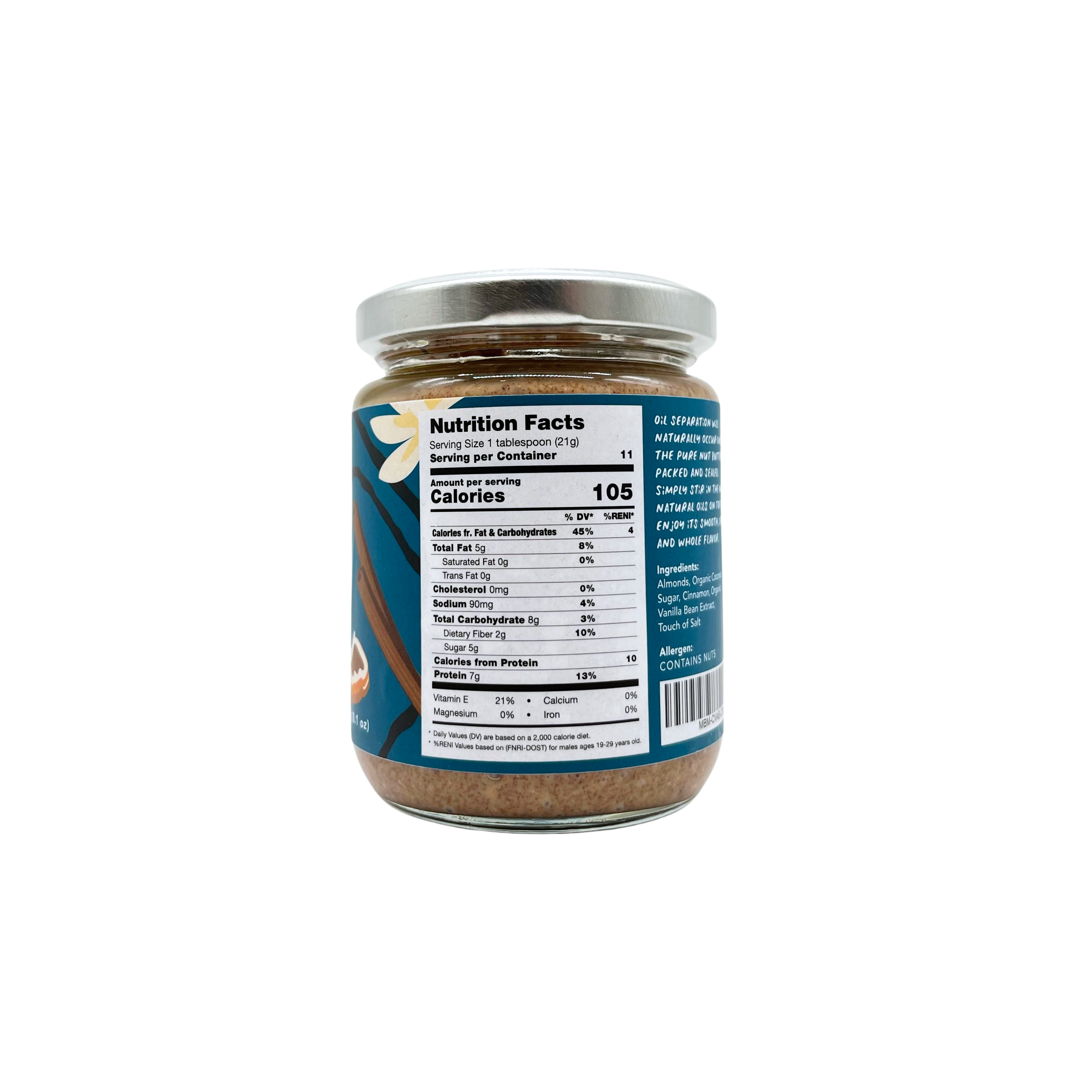 Made By Maxine – Cinnamon Vanilla Almond Butter