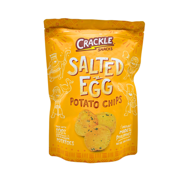 Crackle Snacks – Salted Egg Potato Chips