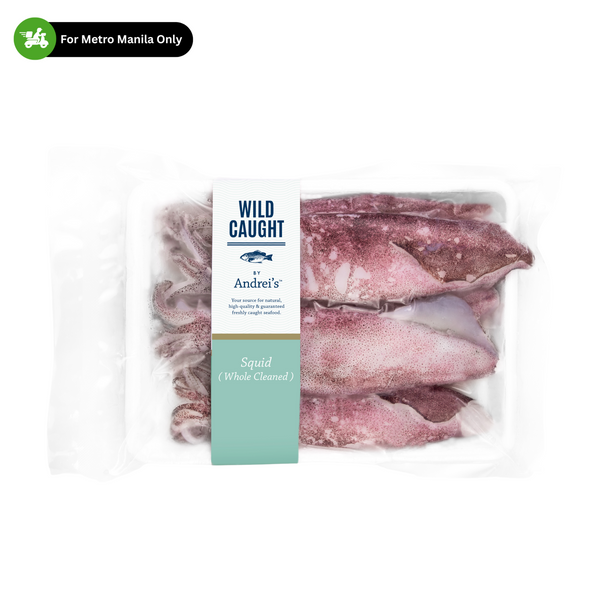 Wild Caught – Whole Cleaned Squid