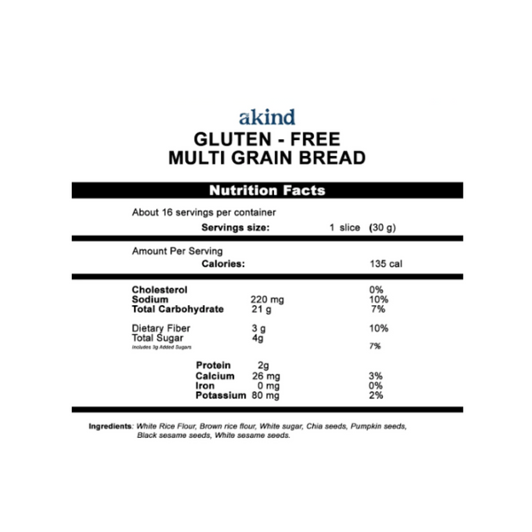 Akind – Gluten Free Multigrain Bread