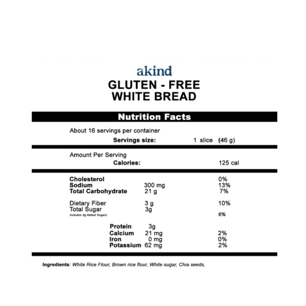 Akind – Gluten Free White Bread
