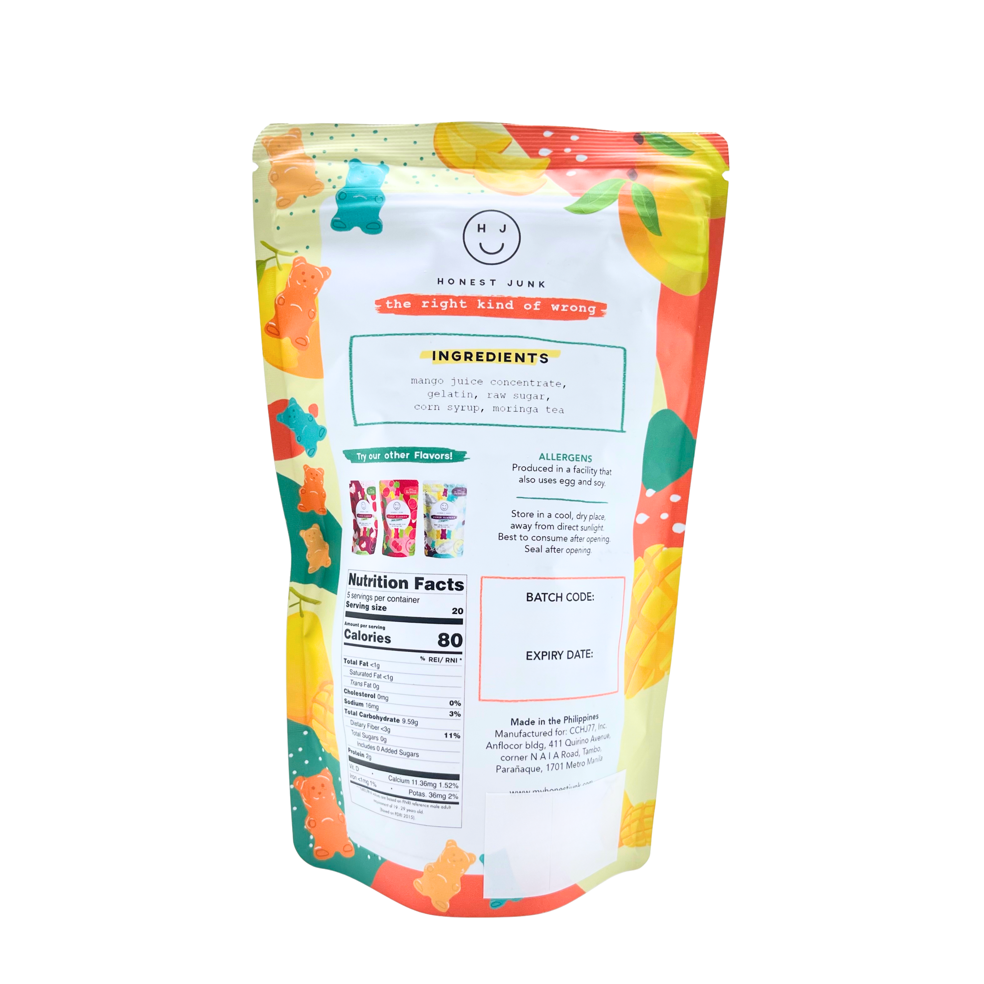 Honest Junk – Mango Super Gummies