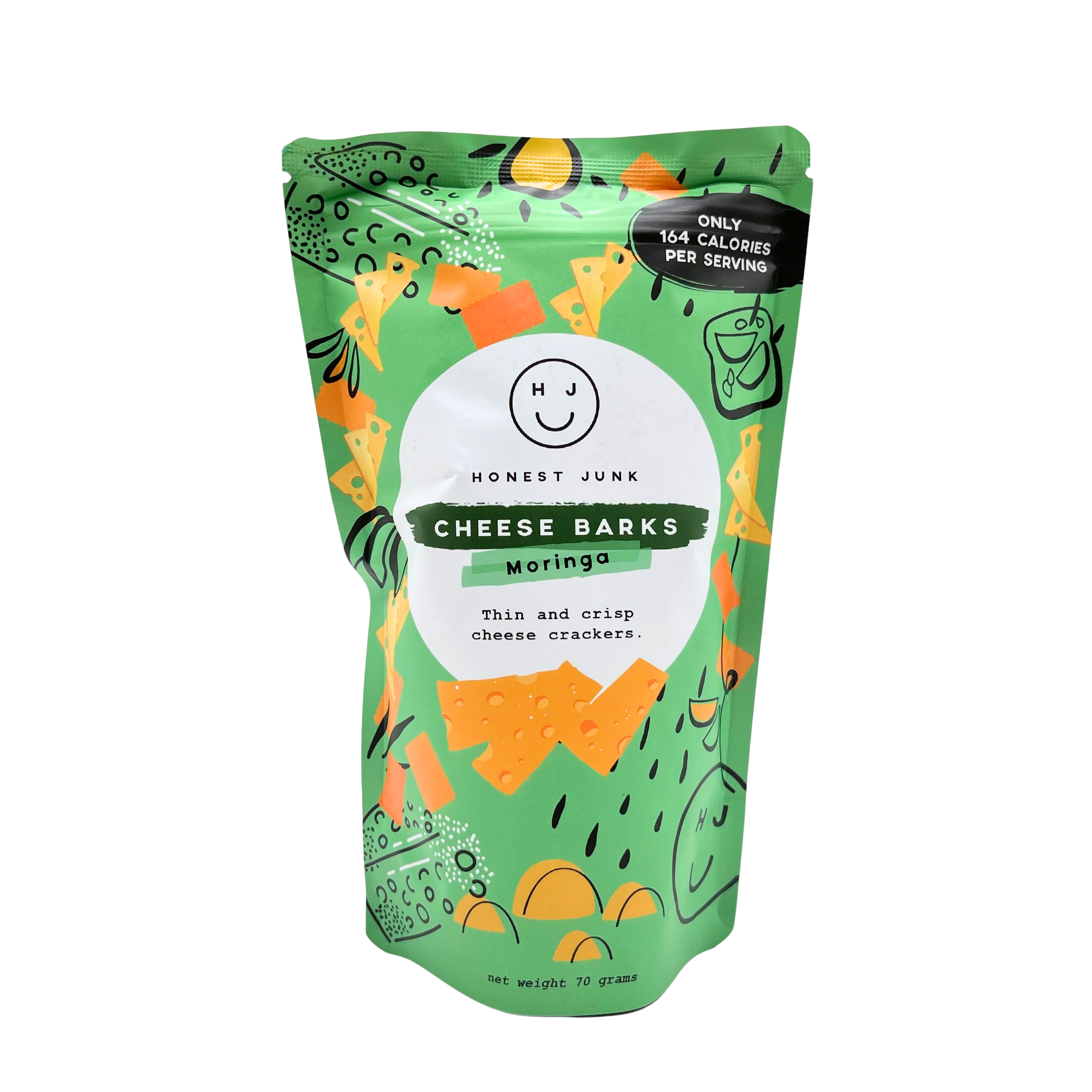 Honest Junk – Moringa Cheese Barks