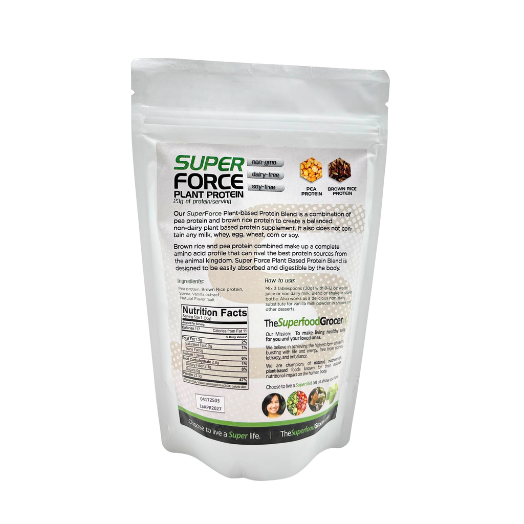 The Superfood Grocer – Super Force Chocolate Plant Protein