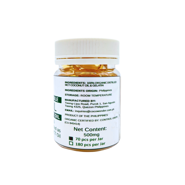 Coco Wonder - MCT Virgin Coconut Oil Soft Gel