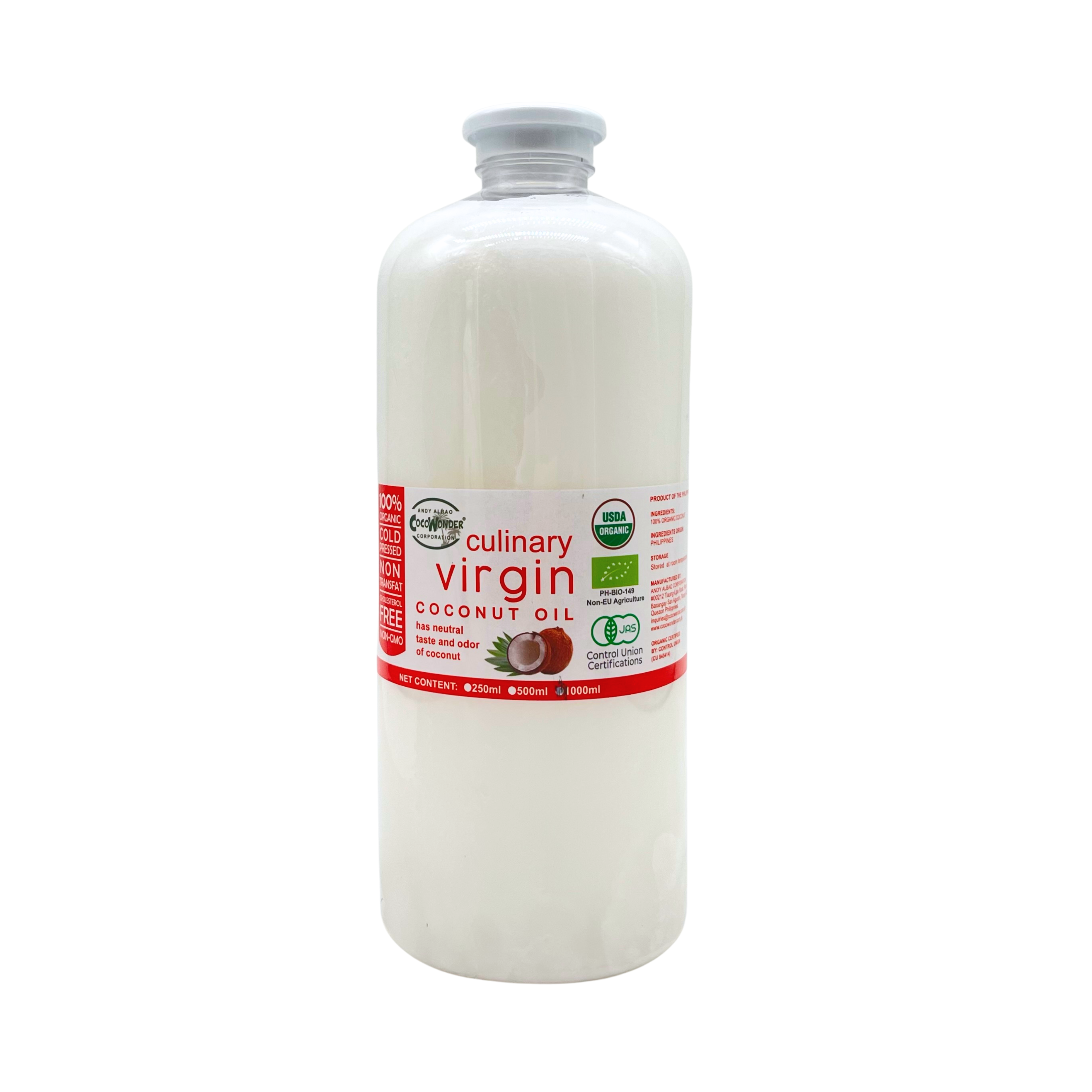 Coco Wonder – Culinary Virgin Coconut Oil