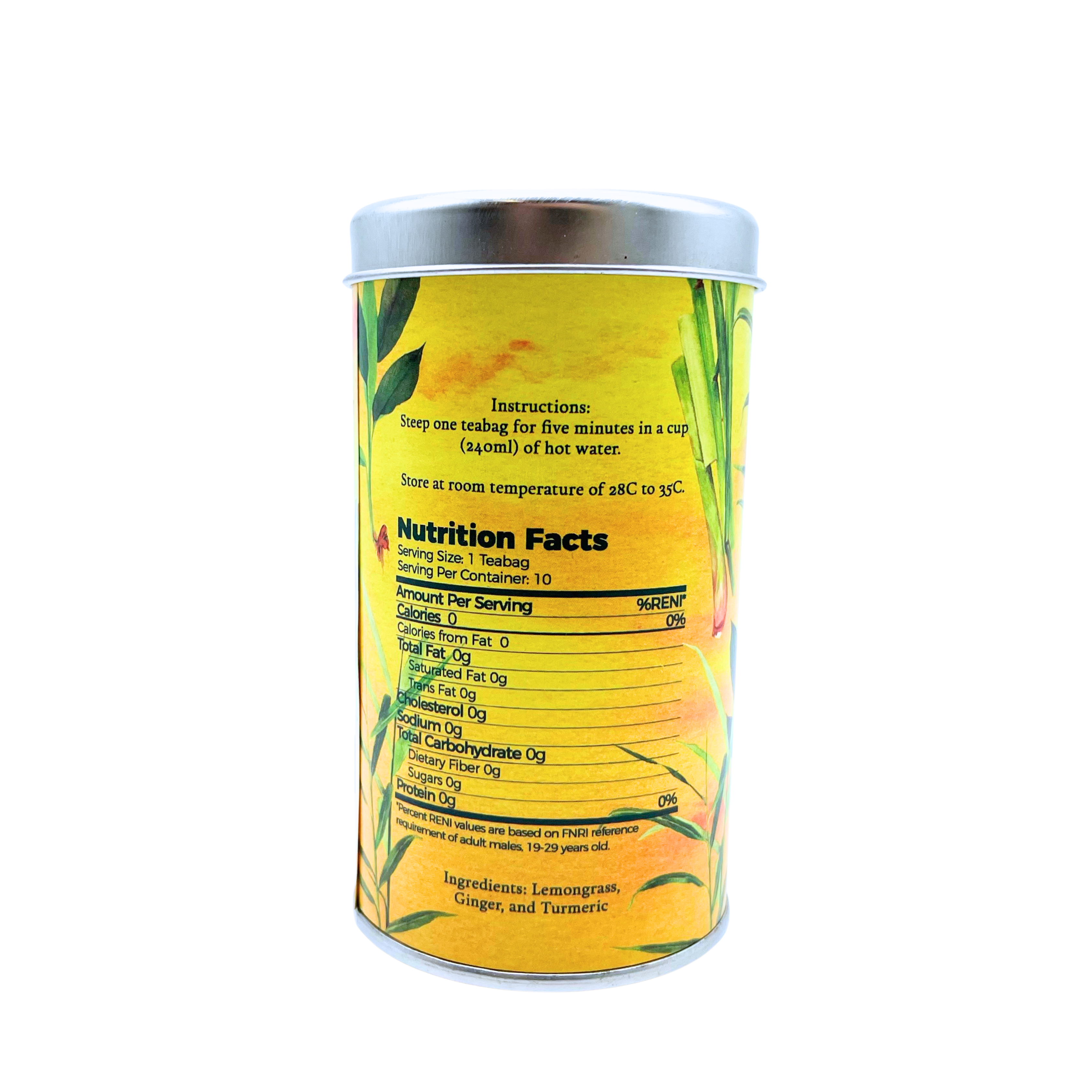 Tsaa Laya - Lemon Ginger Herbal Tea