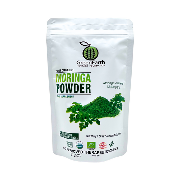 Green Earth - Raw Organic Moringa Powder