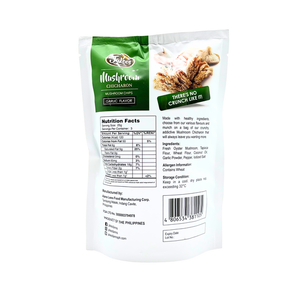JaLees – Mushroom Garlic Chicharon