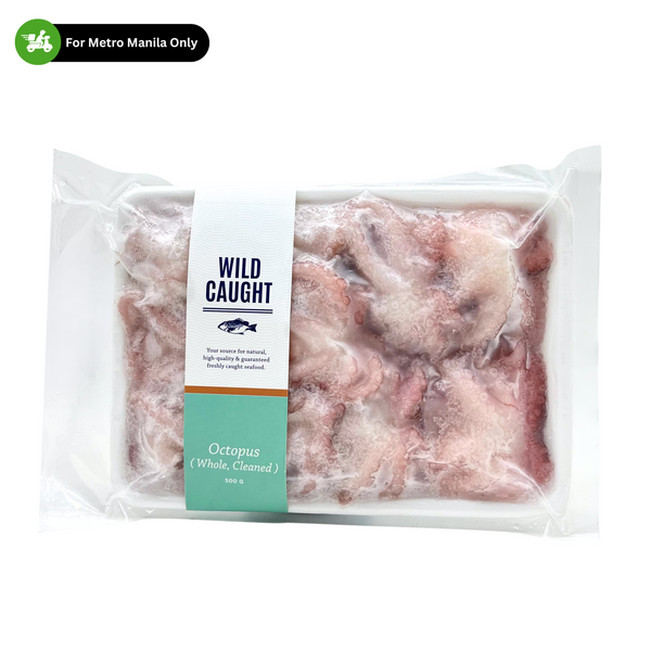 Wild Caught – Whole Cleaned Mini Octopus
