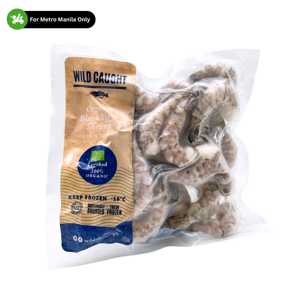 Wild Caught – Peeled Organic Black Tiger Shrimp