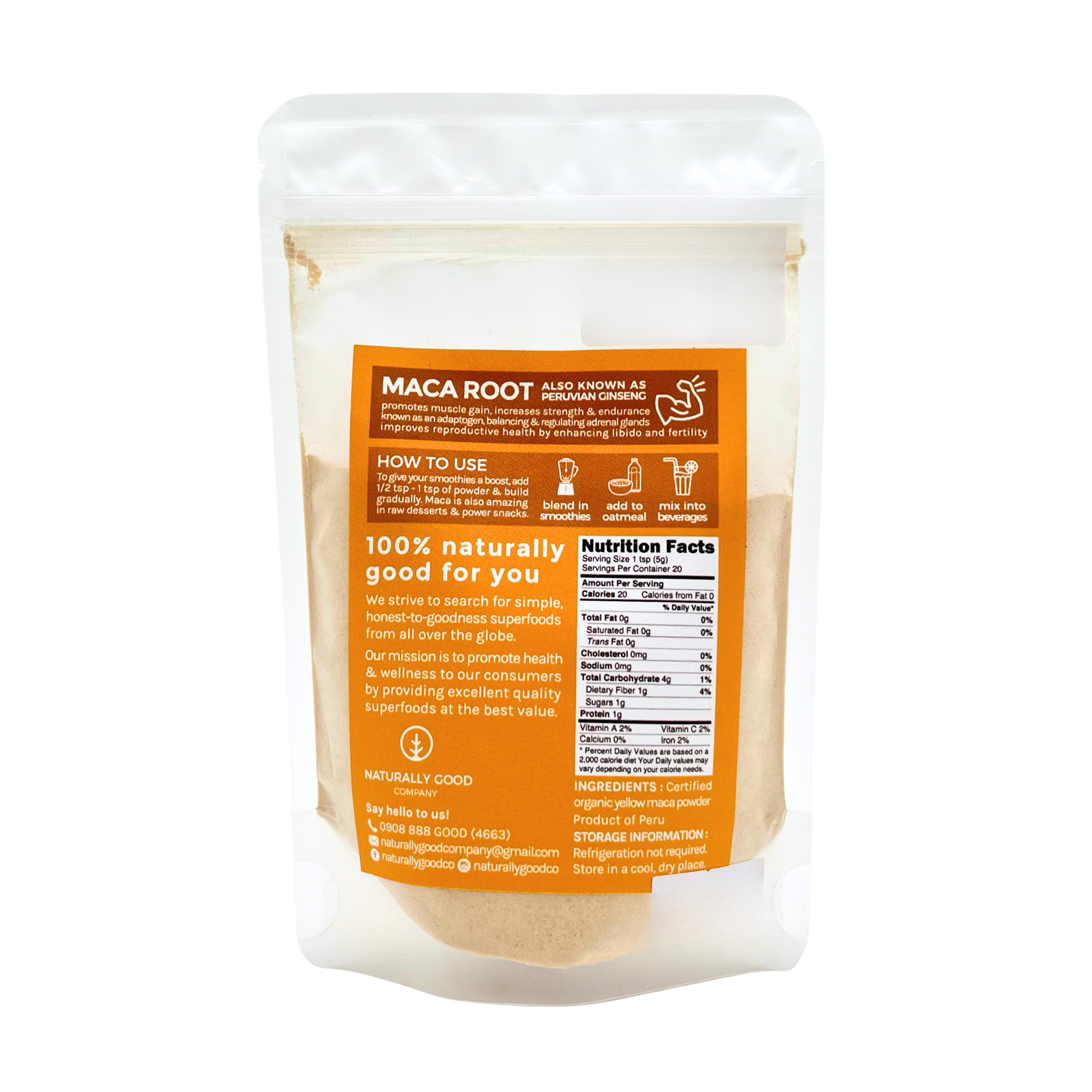 Naturally Good – Maca Powder