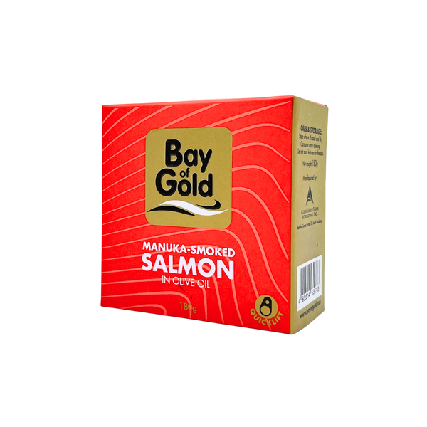 Bay of Gold – Manuka Smoked Salmon in Olive Oil