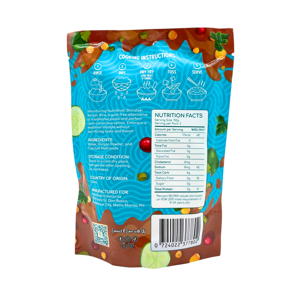 Nutrifinds - Shirataki Konjac Rice