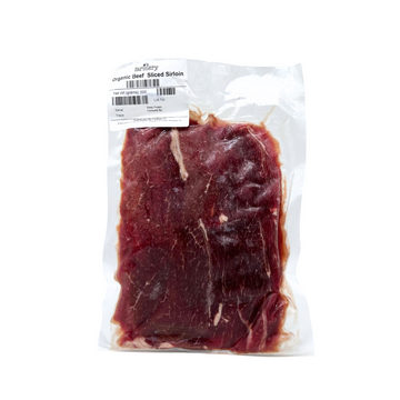Farmery – Organic Beef Sliced Sirloin 500g