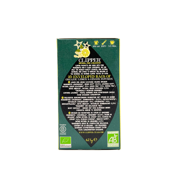 Clipper Teas - Organic Lemon & Ginger Tea