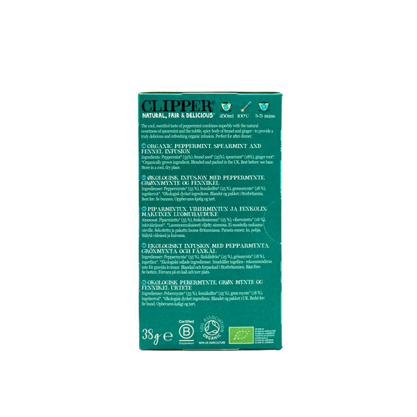 Clipper Tea – After Dinner Mints & Fennel Teas