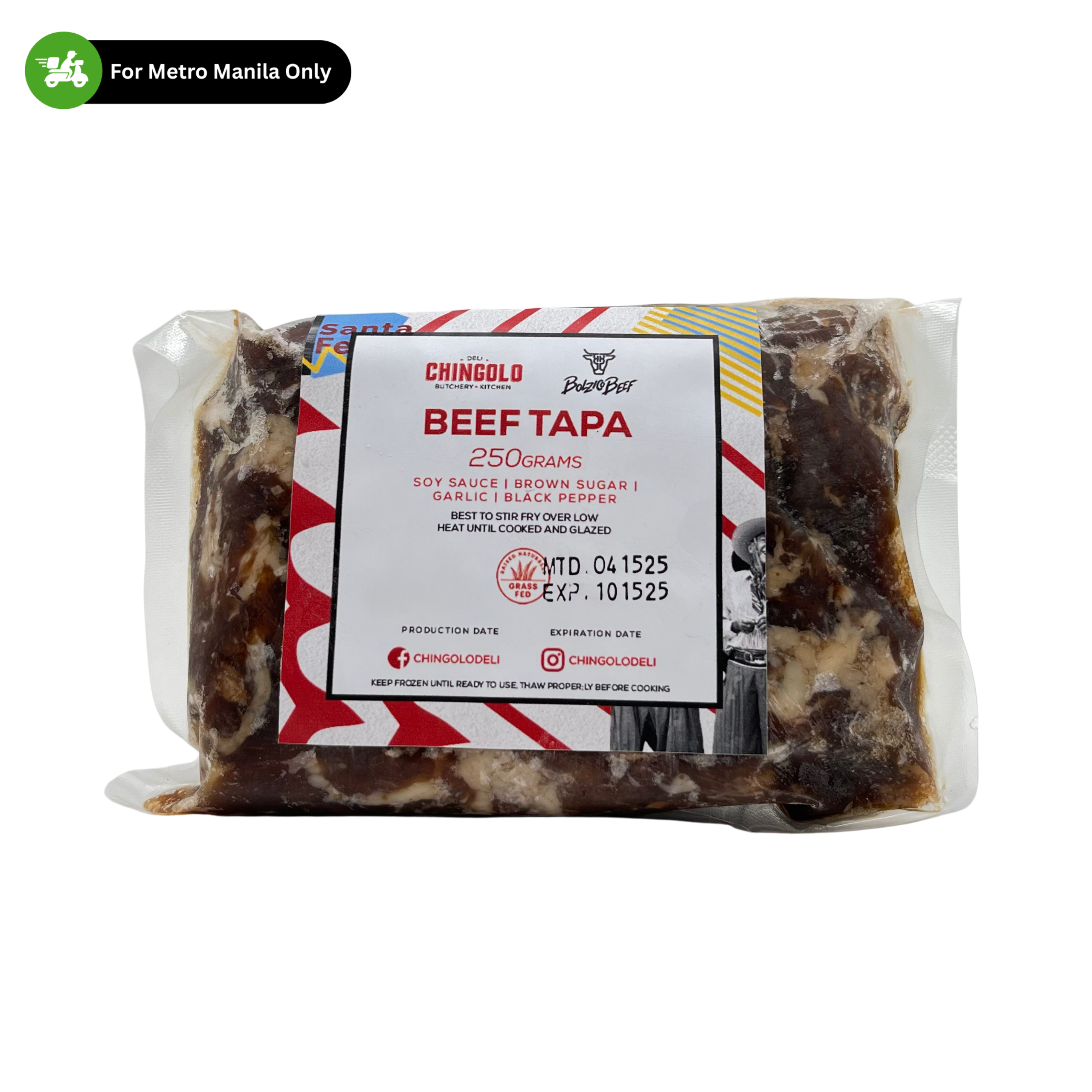 Chingolo – Beef Tapa 250g