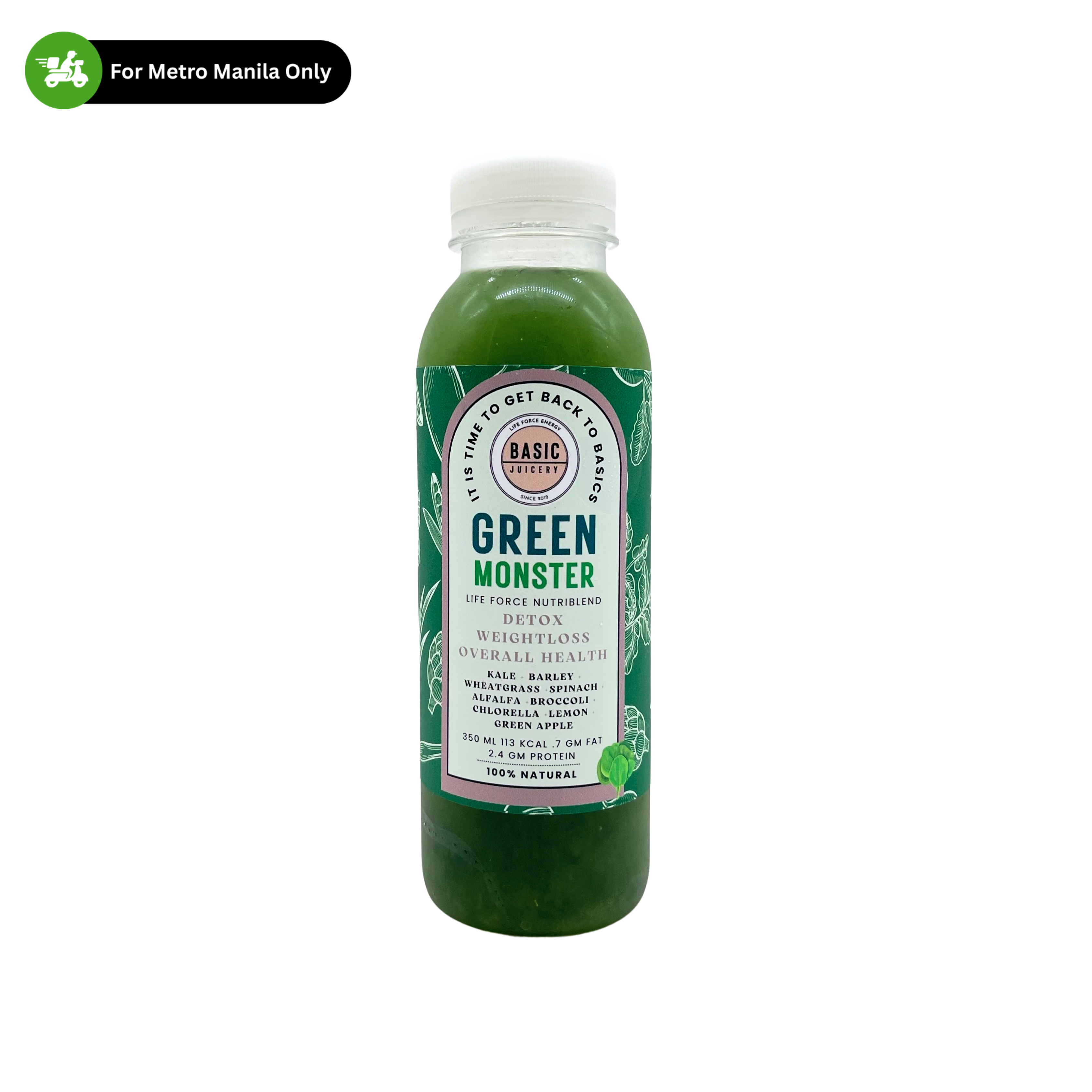 The Basic Juicery – Green Monster Basic Juicery