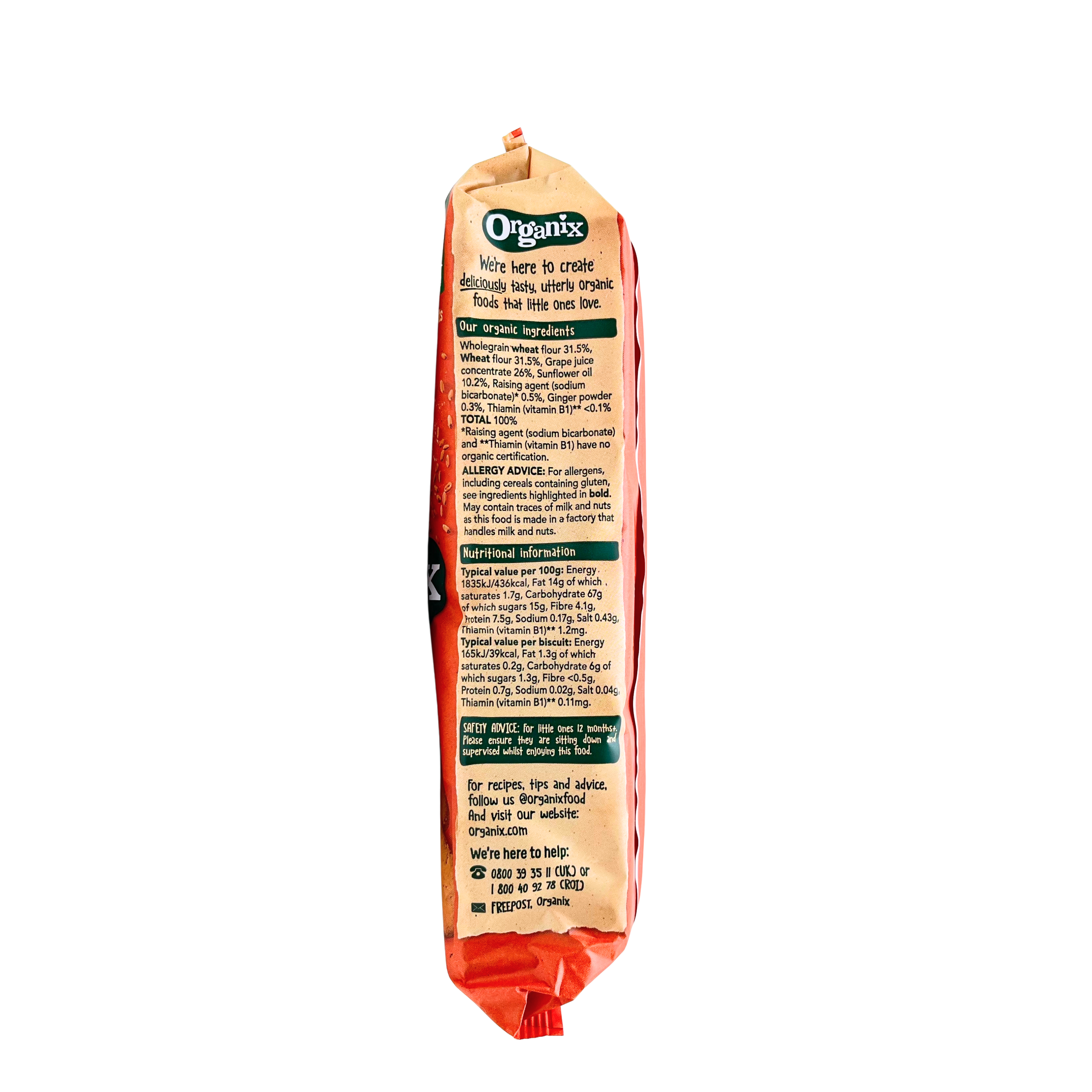 Organix – Gingerbread Biscuits