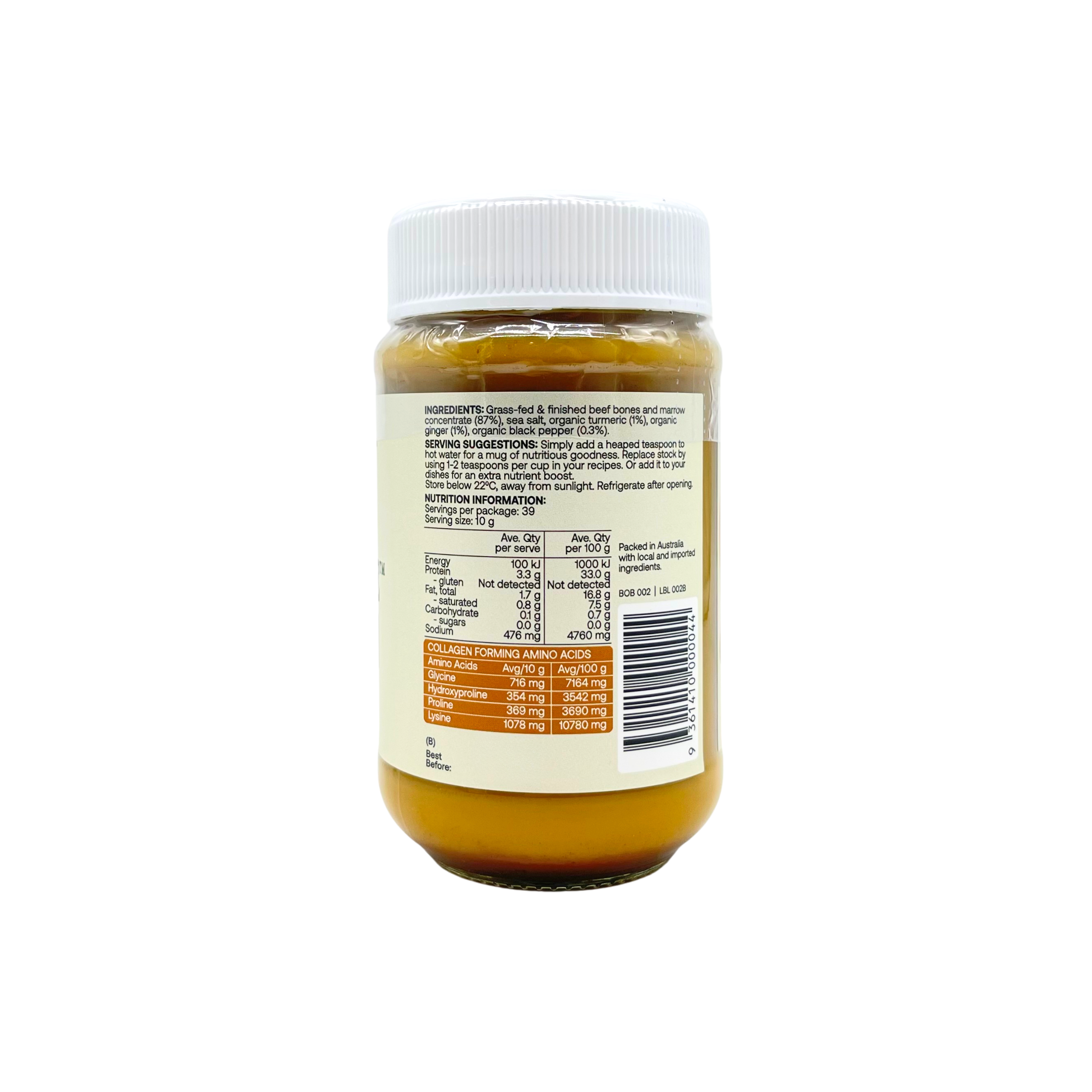 Best Of The Bone – Bone Broth Concentrate with Turmeric & Ginger