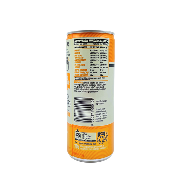 Remedy – Ginger Lemon Kombucha